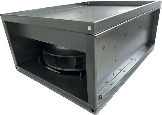 Galvanized Housing Ec Rectangular Duct Fan For Hotel Basement Fresh-Air Renewal