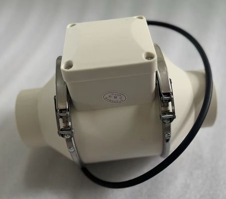 Stainless Steel Blade 200mm AC Exhaust Inline Duct Fan For Industrial And Farm